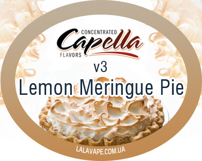 Ароматизатор Capella Lemon Meringue Pie v3 (Лимонний пиріг з меренгою v3)