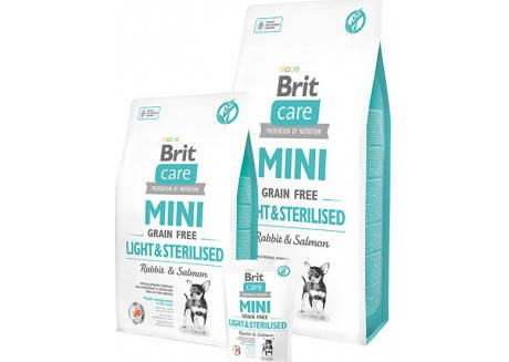 Корм Brit Care GF Mini Light&Sterilised (для собак малих порід) контроль ваги, фото 1