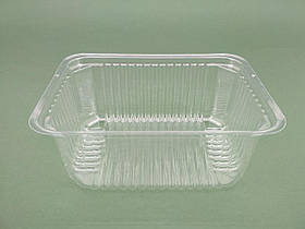 Контейнер пластиковий для салатів і напівфабрикатів ПС-160 (V500мл\143*103*58) (50 шт)