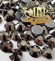 Стрази DMC Premium hotfix, колір Jet Hematite, ss30 (6,5 мм)*1 шт.