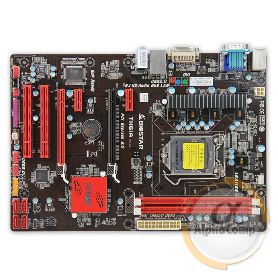 Материнська плата Biostar TH61A (s1155/H61/2xDDR3) БУ