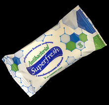 Вологі серветки 15шт Superfresh антибактеріальні