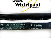 Ремень 1228 7 EPH для стиральной машины Whirlpool Vestel (резиновый)