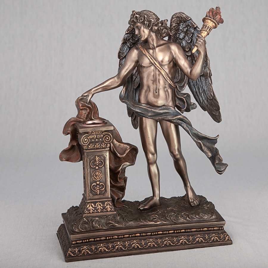 Подсвечник Veronese Ангел с факелом 26 см 74515 фигурка статуетка веронезе верона - фото 1 - id-p1014794142