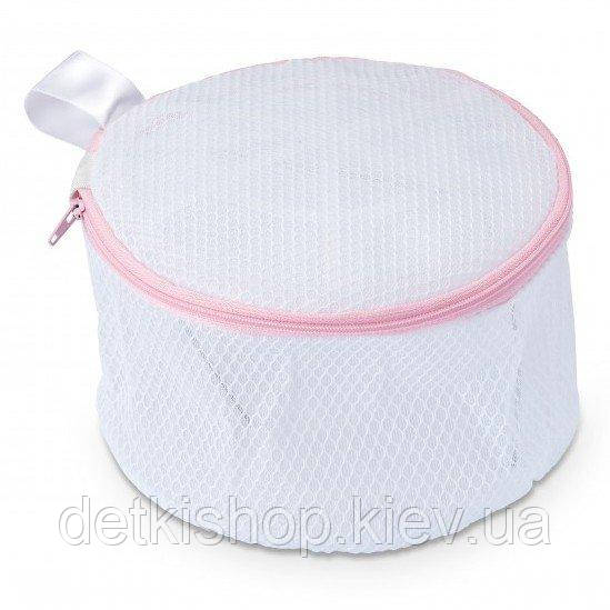 Мішок для прання бюстгальтерів DS біло-рожевий, фото 1