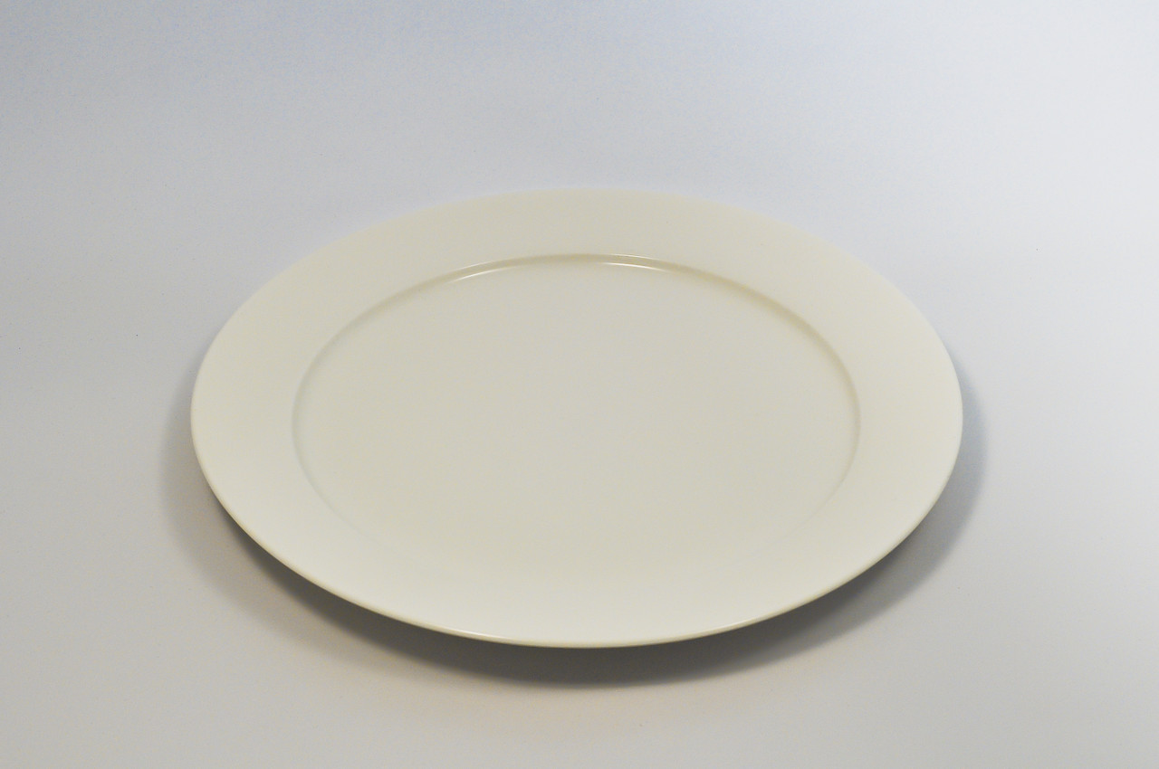 Тарілка кругла з бортом із кістяної порцеляни діаметр 30,5 см., фото 1
