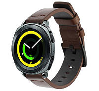 Кожаный ремешок Primo Classic для часов Samsung Gear Sport SM-R600 - Coffee