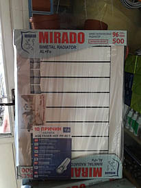 Біметалевий радіатор mirado 96/500