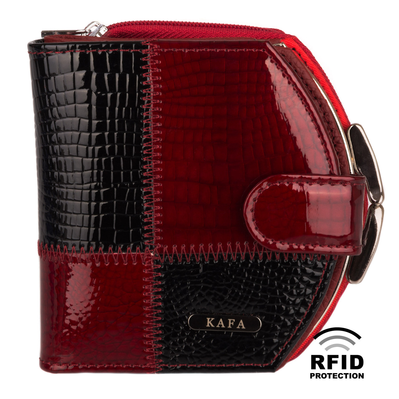 Компактний жіночий Гаманець Шкіряний Kafa з RFID захистом (AE1869)