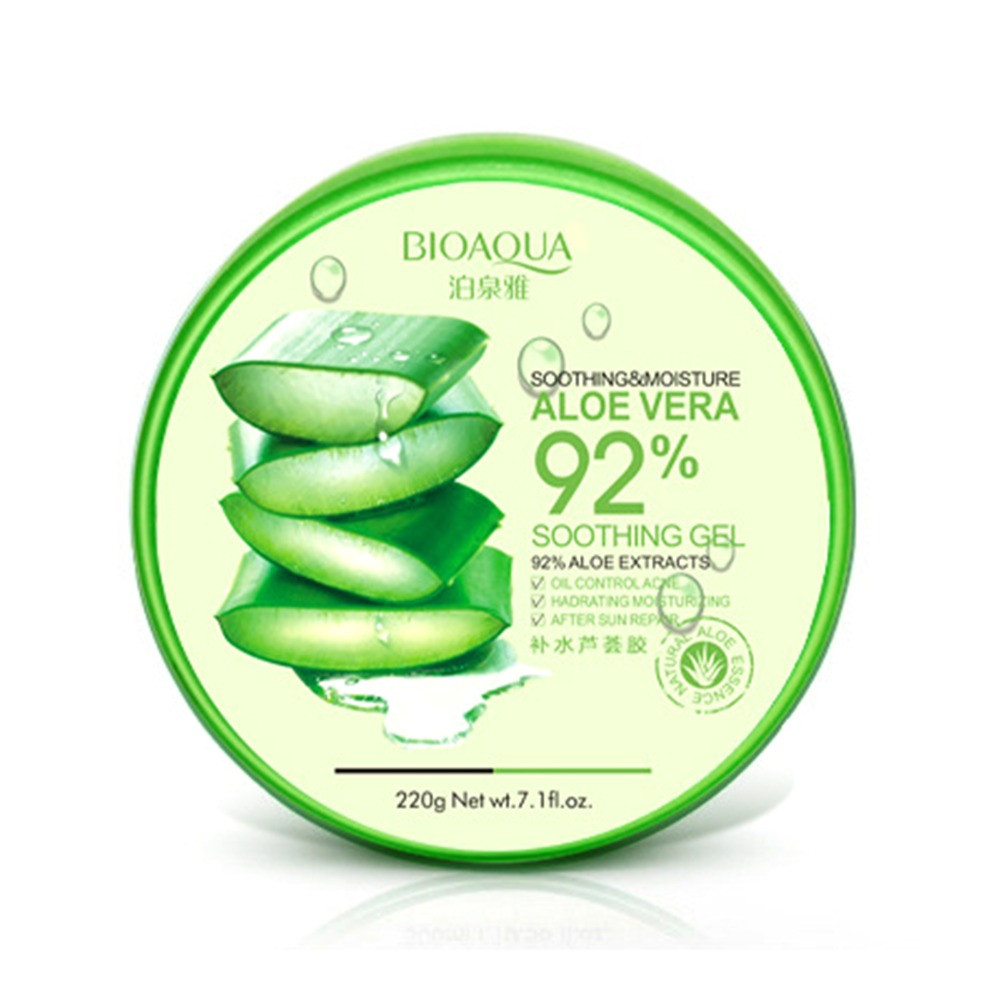 Гель алое вера для обличчя та тіла Bioaqua Aloe Vera 92% Soothing Gel, 220г