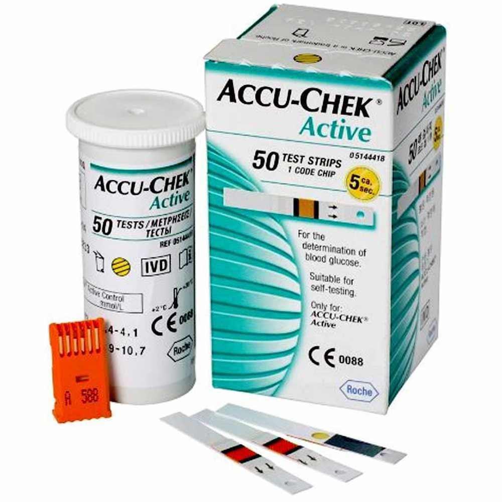 Тест-смужки Accu-Chek Active 50 штук