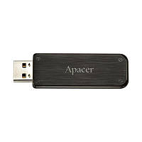 Флешка Apacer AH325 64 GB USB 2.0 пластик слайдер черная