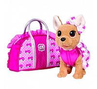 Собачка Chi Chi Love Чихуахуа Розовая мода с сумочкой Simba 5893346