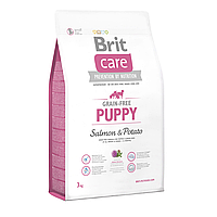 Корм Brit Care GF Puppy Salmon & Potato для щенков малых и средних пород 3 кг