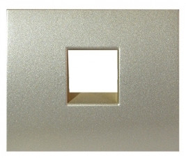 Накладка одинарной коммуникационной розетки Legrand Galea Life titanium - фото 1 - id-p108088400