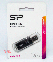 USB флешка Silicon Power Blaze B02 16GB USB 3.1 Black (SP016GBUF3B02V1K) 02395 USB флешка Silicon Power Blaze B02 16GB USB 3.1 Black (SP016GBUF3B02V1K)