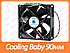 Вентилятор (кулер) для корпусу 4pin Cooling Baby 90 мм 9025 PWM, фото 2