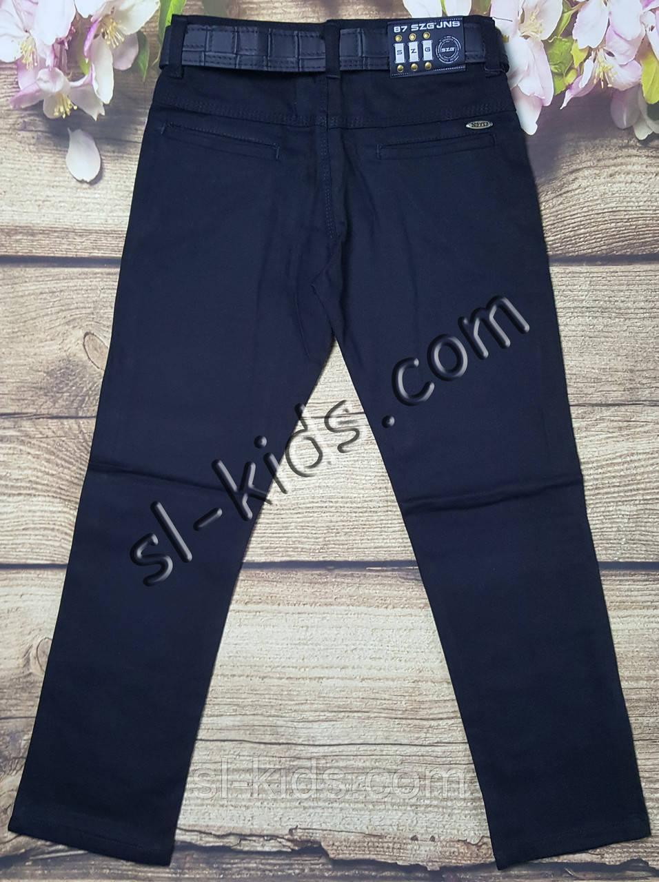 Школьные штаны,джинсы для мальчика 9-12 лет(темно синие) опт пр.Турция - фото 3 - id-p1014887201
