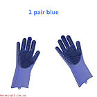 [ОПТ] Рукавички силіконові зі щіткою для прибирання та миття посуду багатофункціональні Magic Silicone Gloves, фото 2