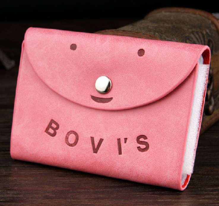 Кредитниця візитниця для жінок Bovis T609 Рожевий