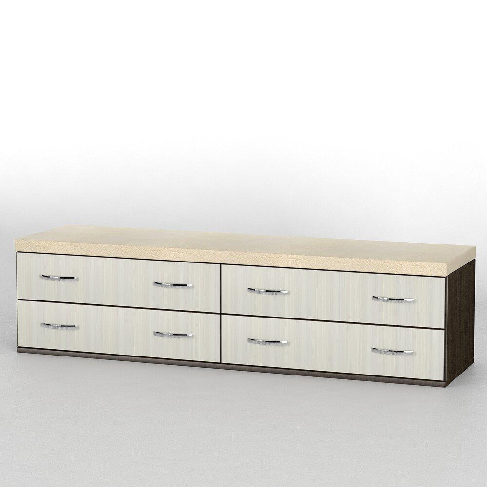 Приліжковий комод КП-108. Різні розміри і забарвлення. Можна купувати окремі комплектуючі., фото 1