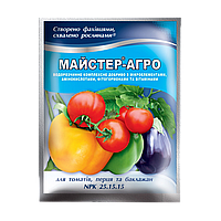 Майстер Агро добриво для томатів, перцю і баклажанів 100 г