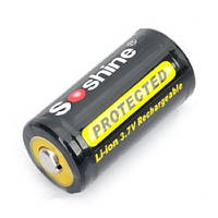 Акумулятор Soshine CR123 (16340) 3.7 V 700mah Li-Ion з захистом