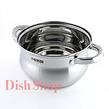 Набір каструль фірми Benson з нержавіючої сталі 8 предметів, фото 5