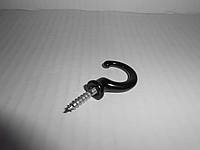Крючок мебельный саморез WK1101 черный (3.5см)