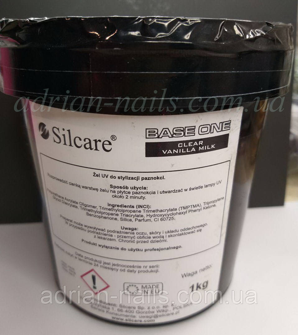 Прозорий гель із заходом ваніль із молоком Base One Vanilla Milk 1кг