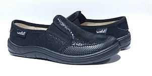 Сліпони дитячі, підліткові із супінатором і шкіряною устілкою тм Waldi Валді розміри 30