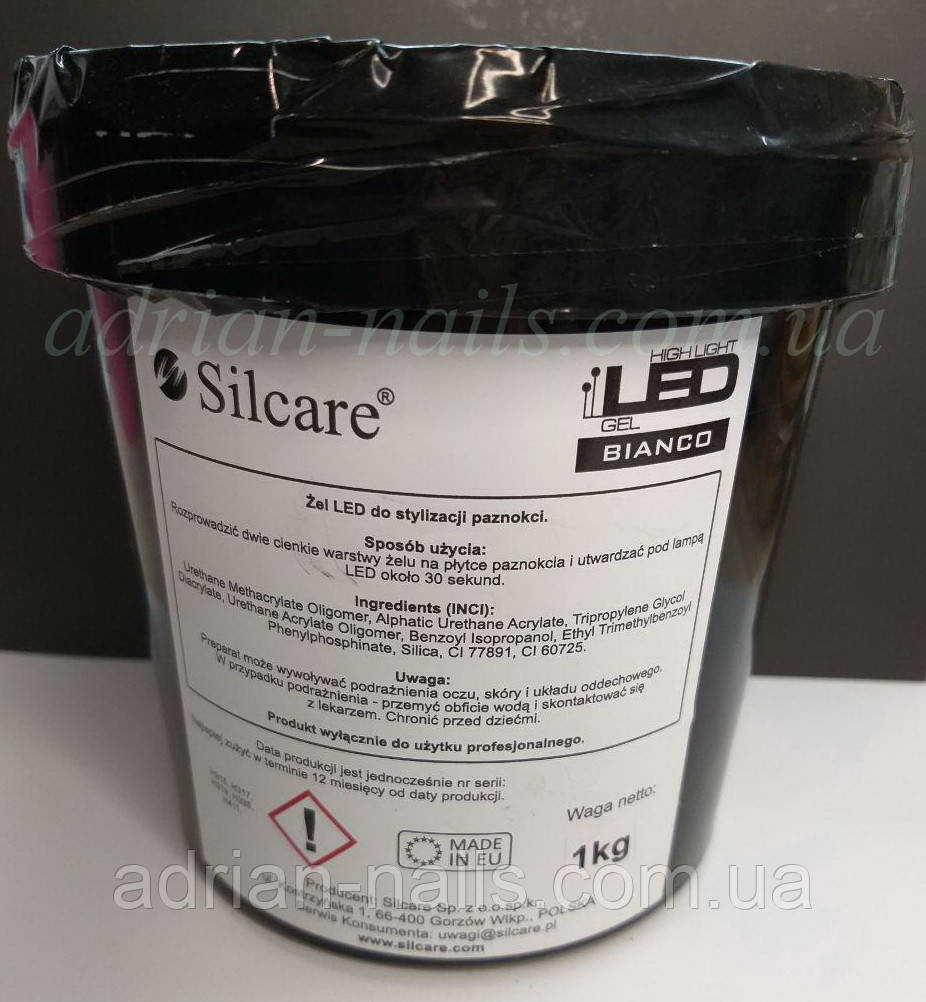 High Light LED Bianco — білий гель 1кг, фото 1