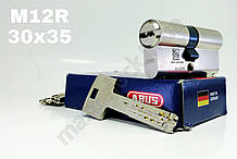 Циліндр ABUS M12R 65мм 30-35 ключ-ключ