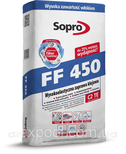 Sopro FF 450 - Тонкошаровий клейовий розчин 25 кг