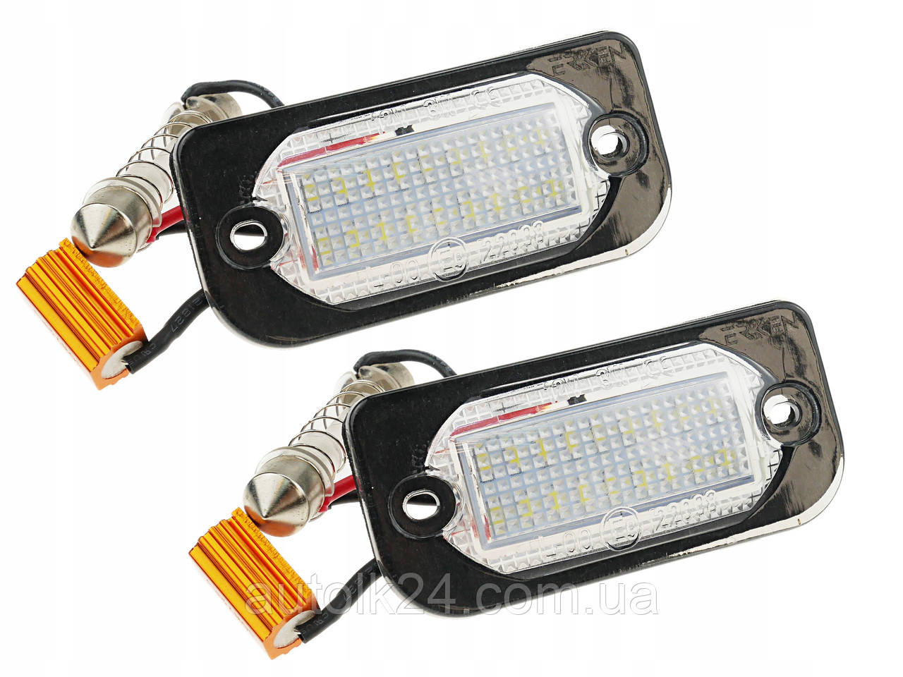 Штатна LED-підсвітка номера MERCEDES W203 2D