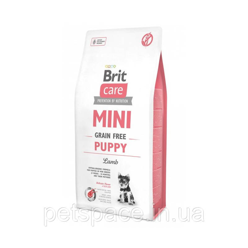 Корм Brit Care Мini Puppy Lamb (Бріт Кеа для цуценят дрібних порід з ягням) 2кг.