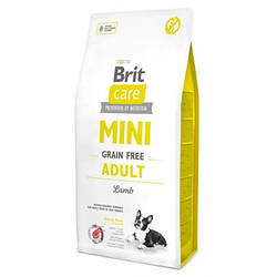 Корм Brit Care Mini Adult Lamb (Бріт Кеа для дорослих собак дрібних порід з ягням) 2кг.