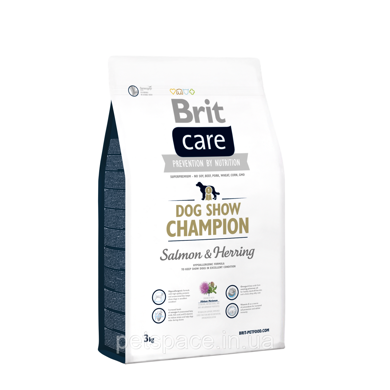 Корм Brit Care Dog Show Champion (Бріт Кеа для виставкових собак всіх порід) 3кг.