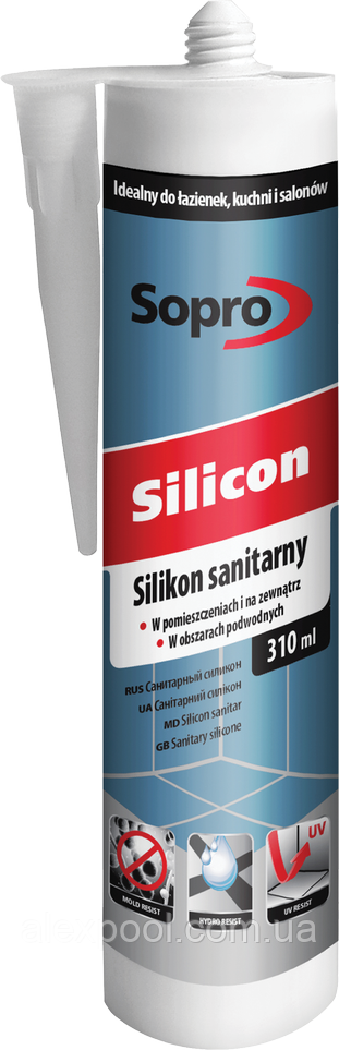 Sopro Silicon - Санітарний силікон 310мл
