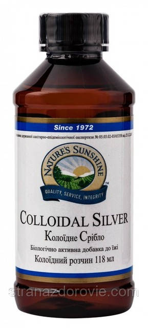 Колоїдний розчин срібла НСП Colloidal Silver NSP — 118 мл — NSP, США