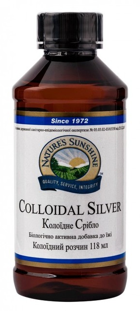 Коллоидный раствор серебра НСП Colloidal Silver NSP - 118 мл - NSP, США - фото 1 - id-p2344627