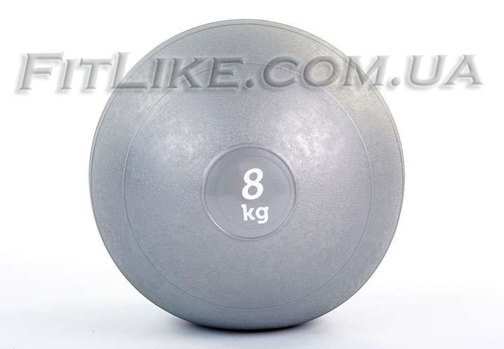 Медбол (усиленный) для бросков и ударов 1кг - 12кг, диаметр 23 см Slam ball (слэмбол) - фото 4 - id-p1004954389