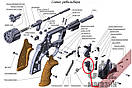 Спусковий гачок на револьвери Safari РФ, Safari РФ (М), Alfa, Snipe, фото 4