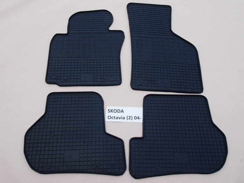 Коврики салона Шкода Октавия, Skoda Octavia(2) 04-/VW Golf V 03-/Golf Vl 08-/Jetta 05- (к-т 4шт.)