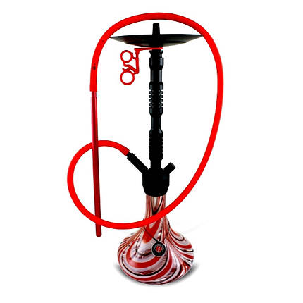 Кальян AMY Deluxe 073.01 Alu Sierra висота 80 см на 1 персону червоний, фото 1