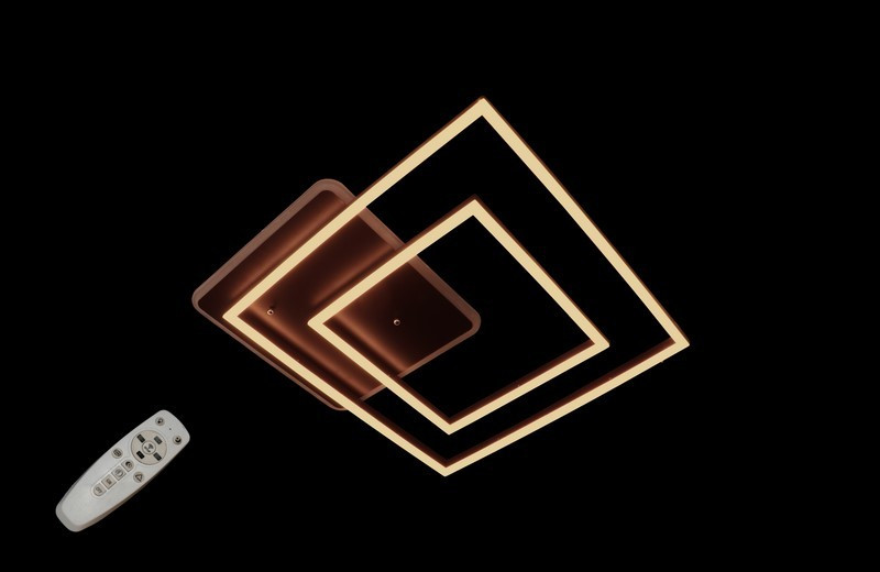 Led люстра квадратна 2001-2B dimmer, фото 1