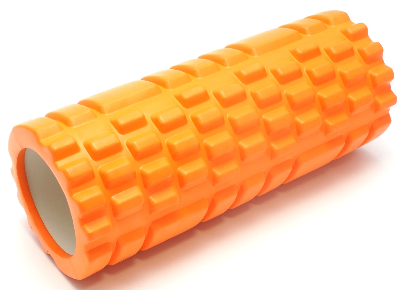 Масажний валик (MS 0857) Помаранчевий 33х14 см.