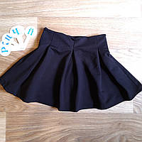 Школьная юбка трапеция черная 116-134