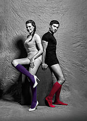 Компресійні гольфи для повсякденного носіння та подорожей у сучасних кольорах р.S колір Червоний