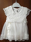 Ошатне біле плаття до 1 року.